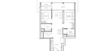Canninghill-piers-floor-plan-2-bedroom+study-type-BS5-singapore